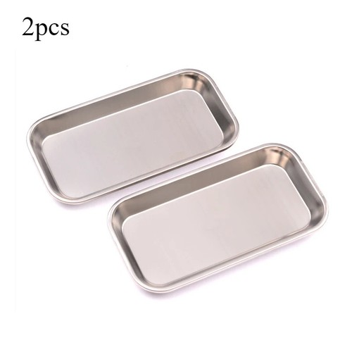 Stainless steel storage tray - stainless,