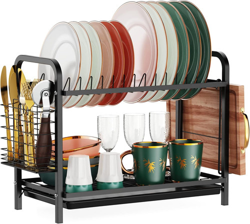 Tier dish drainer rack for - dish,