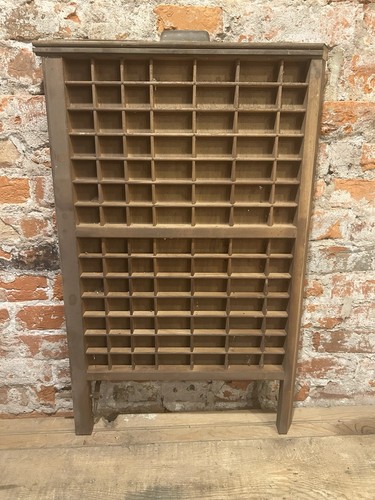 Antique wooden printers drawer - wooden,