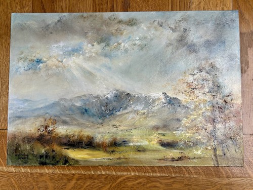Vintage oil painting - vintage, by