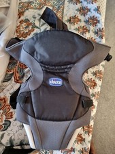 Chicco Go Baby Carrier 0+ Months 3,5-9kg Grey/Black Barely Used Great Condition