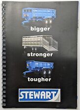 Stewart Trailers Spiral Bound Brochure For Trailers & Livestock Floats, 2012