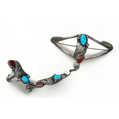 Vtg native american slave cuff - slave,