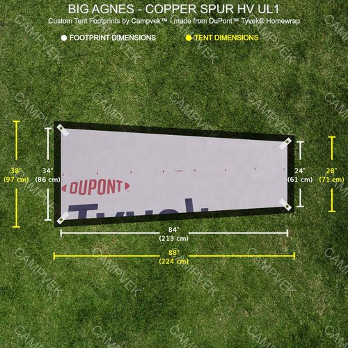 Tyvek footprint for the - tyvek,
