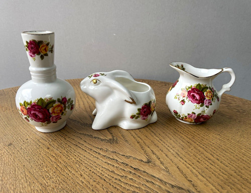 Fine bone china cottage rose - china,