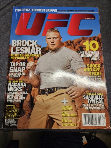Ufc magazine brock - magazine, lesnar