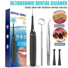 Powerful Tooth Cleaner Ultrasonic Dental Scaler Tartar Plaque Calculus Remover