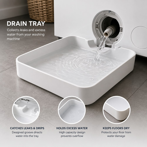 Washing machine drainage tray - washing,