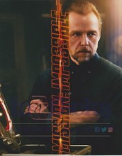 Simon Pegg AUTOGRAPH Mission