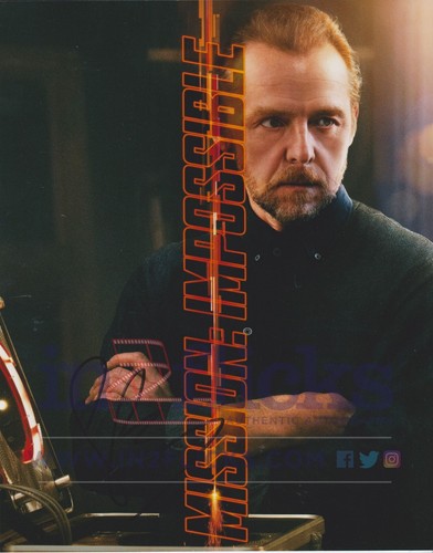 Simon pegg autograph mission - autograph,
