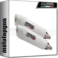 exhaust only white aluminium gpr for kawasaki zx-10 r 2006 06 2007 07