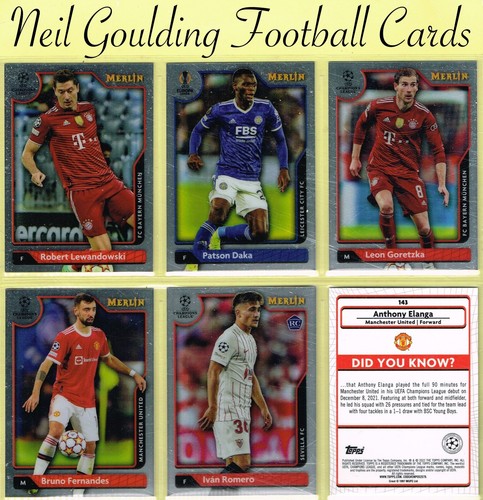 Topps merlin chrome - chrome, ☆