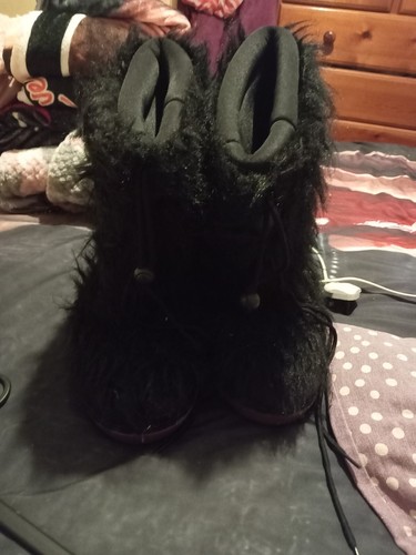 Womens fur snow boots - snow,