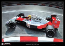 Ayrton Senna McLaren Monaco 1990 Ltd. Ed. Art Print from an original painting
