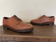 Vintage 1970s Hawkins Dr Martins Brown Leather Derby Shoes. Size: UK 8.
