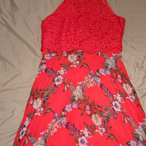 Oasis red purple floral - purple,