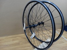 USED SHIMANO RS 400 rear, RS 501 front,  700c RIM BRAKE  WHEEL SET  8 9 10 SPEED