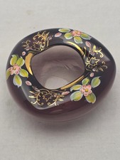 Vintage Bohemian Glass Hand