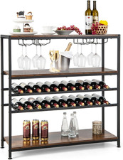 Wine rack table tier bar - rack,