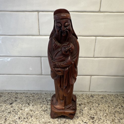 Vtg chinese hand carved - chinese,