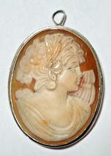 ANTIQUE SHELL CAMEO BROOCH