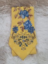 LEONARD Paris Tie 100% Silk Made in Italy Vintage Handmade Designer  Floral