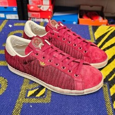 adidas Womens Rod Laver Ribbon Vintage 2005 Shoes - Burgundy - UK 5.5 / US 7