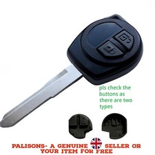 for Suzuki SWIFT SX4 INGIS SPLASH  ALTO  remote key fob case 2 Rubber Buttons In