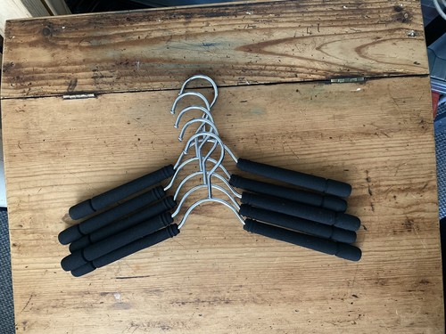 Metal padded clothes hangers - padded,