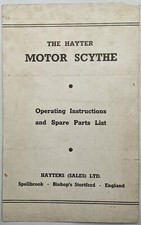 Original Hayter Motor Scythe