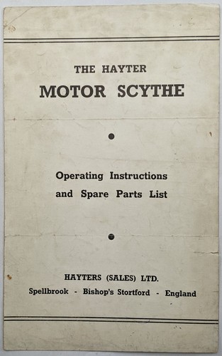 Original hayter motor - original,