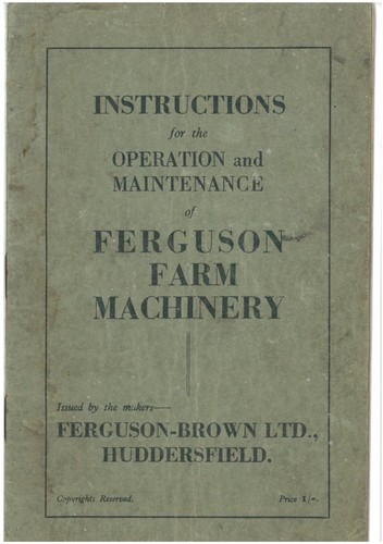 Ferguson brown tractor - ferguson,