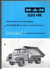 M.A.N. 650 HK Three Way Tipper