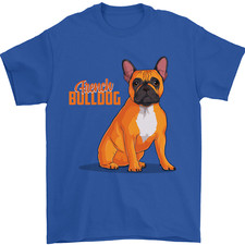 A French Bulldog Illustration Mens T-Shirt 100% Cotton