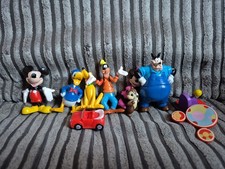 10 Little Figurines of Disney Characters Various Characters