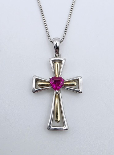 Vintage sterling silver - sterling, cross