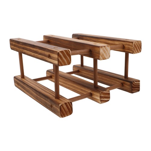 Solid wood wine storage shelf - solid,