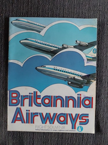 Britannia airways flight - britannia,