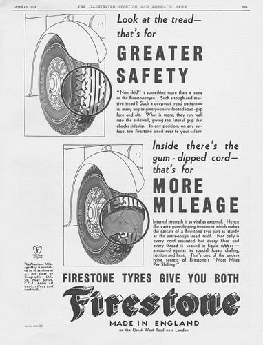 Firestone tyres vintage - firestone,