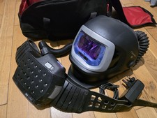 3m Speedglas Adflo 9100FX  welding helmet with spares and bag used GoodCondition
