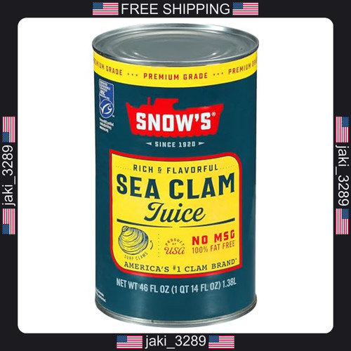 Snow sea clam juice 46 - snow's,