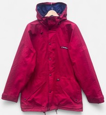 Berghaus Cornice IA Vintage Red Goretex Waterproof Coat Made in Britain - Small