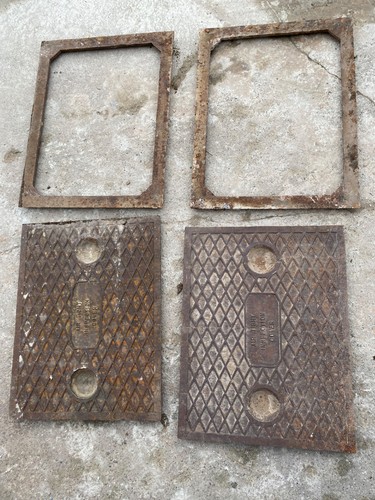 Reclaimed cast iron manhole - reclaimed,
