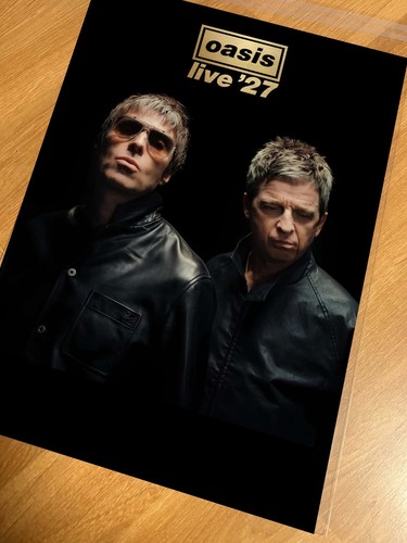 Oasis live tour print - 27,