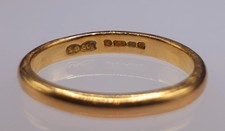 22ct Gold Band Ring
