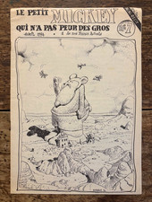 LE PETIT MICKEY #7  1974 French comics BD zine - Moebius cover + art