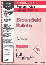 Airdrieonians alloa athletic - airdrieonians,