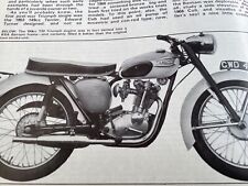 TRIUMPH T20 TIGER CUB TEST MOTORCYCLE ARTICLE.