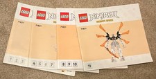 Lego 71821  “Cole's Titan Dragon Mech” instruction booklets (4)