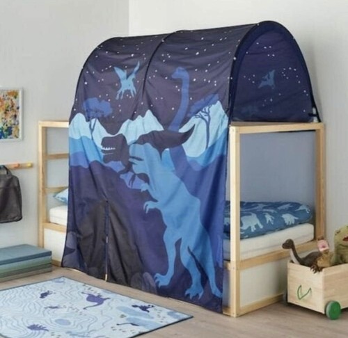 Ikea kura kids - bed, blue